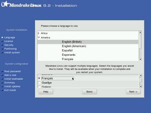 Install screenshot