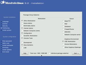 Install screenshot