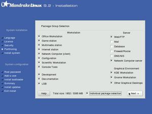 Install screenshot