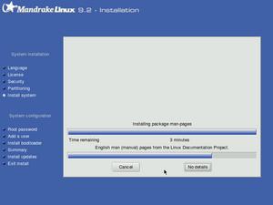 Install screenshot