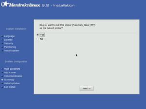 Install screenshot