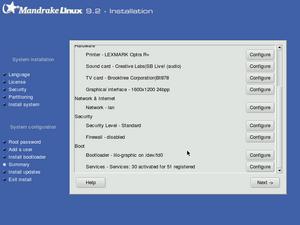 Install screenshot