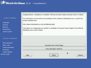 Install screenshot