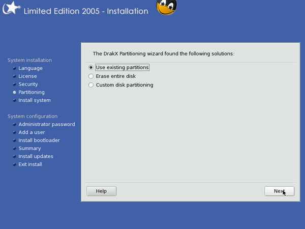 Install screenshot