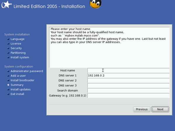 Install screenshot