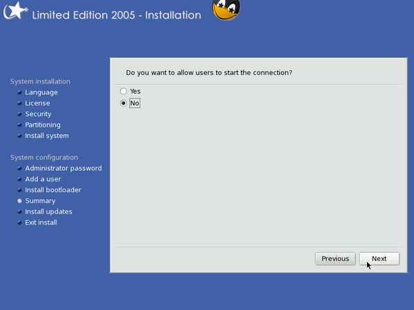 Install screenshot