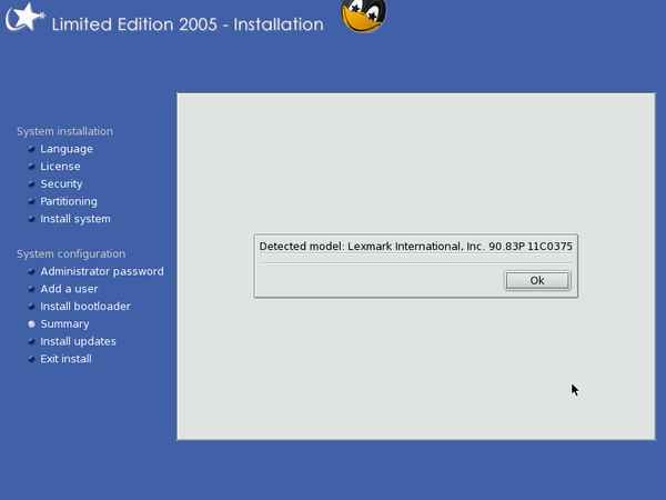 Install screenshot