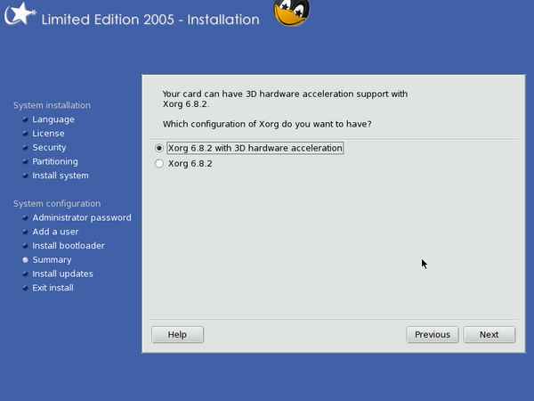 Install screenshot