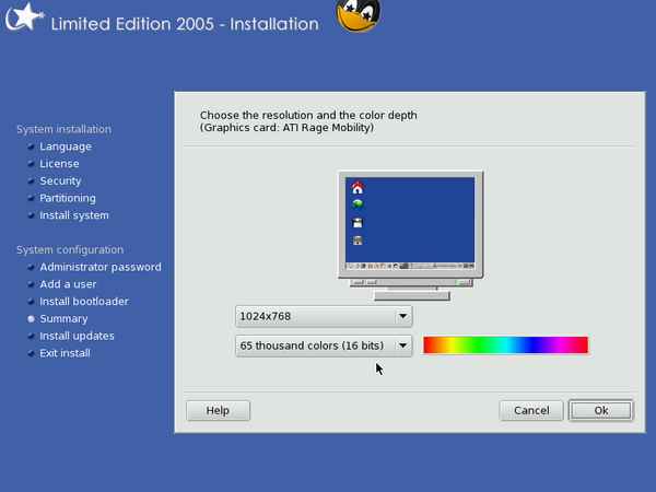 Install screenshot