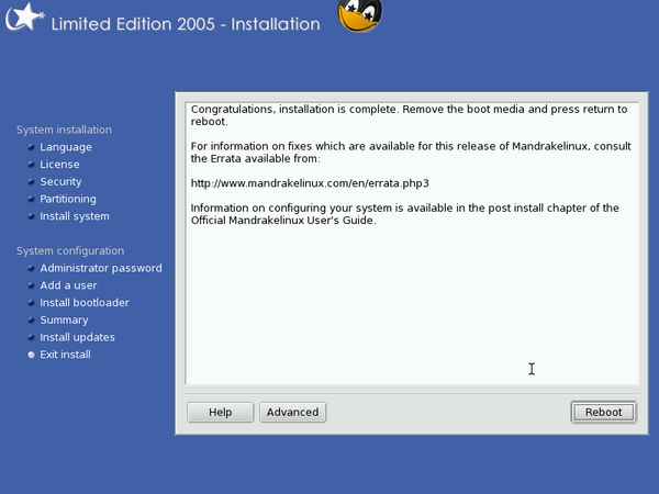 Install screenshot