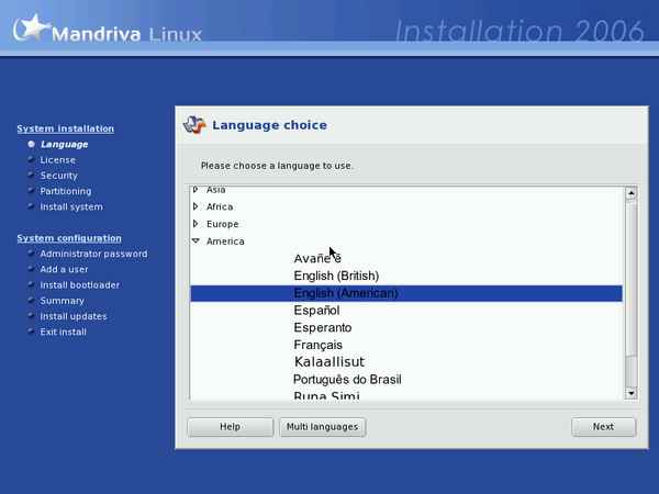 Install screenshot