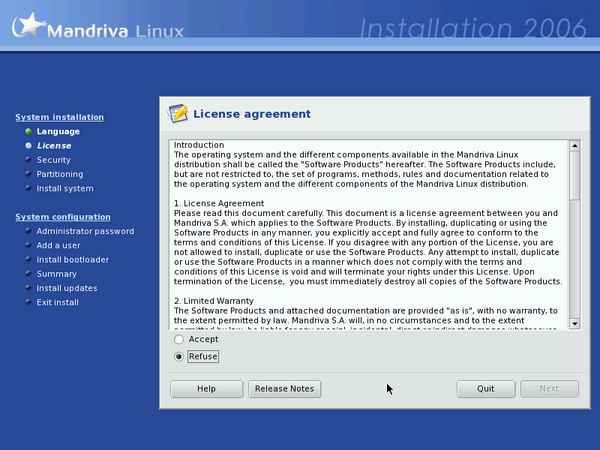 Install screenshot