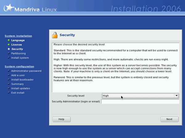 Install screenshot