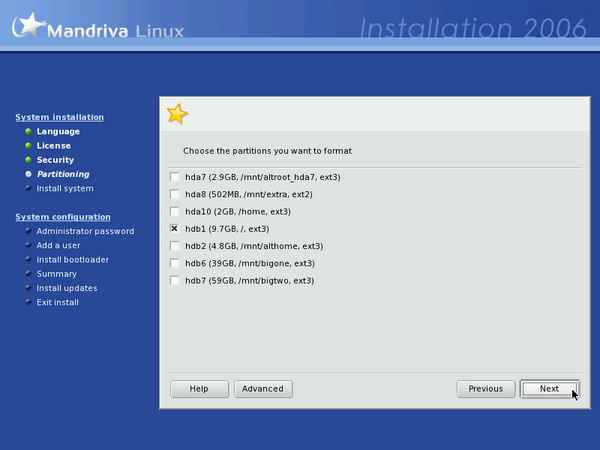 Install screenshot