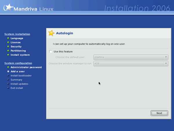 Install screenshot
