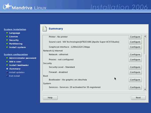 Install screenshot
