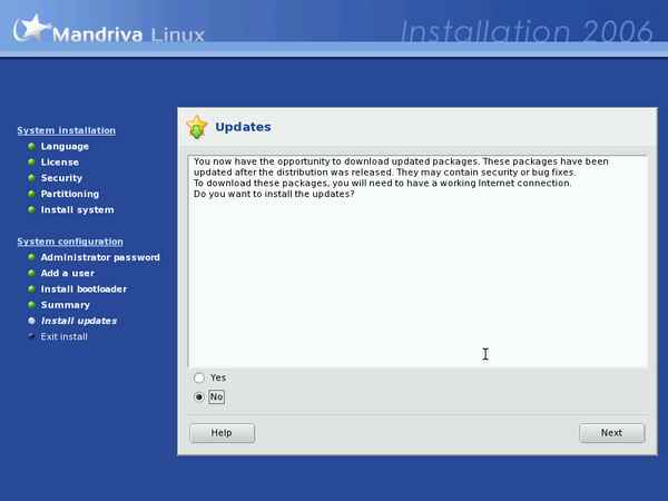 Install screenshot