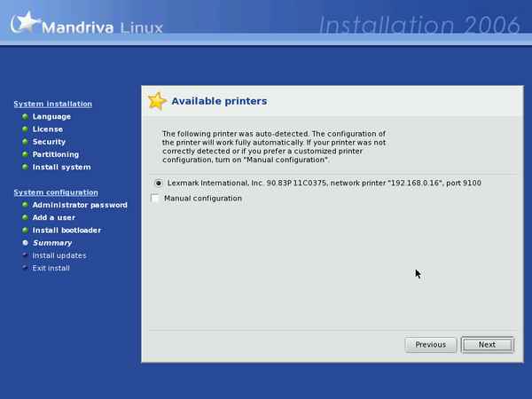 Install screenshot