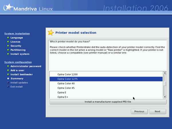 Install screenshot