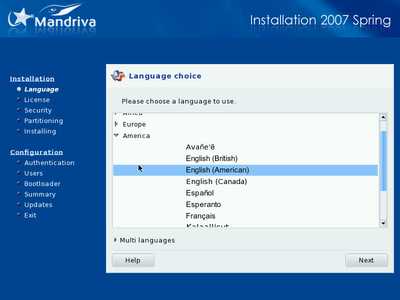Install screenshot