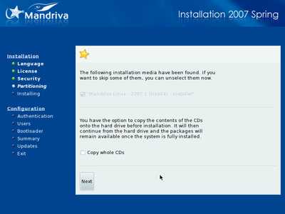 Install screenshot