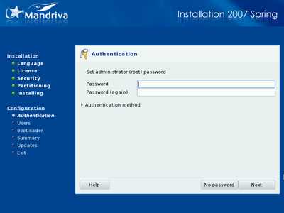 Install screenshot