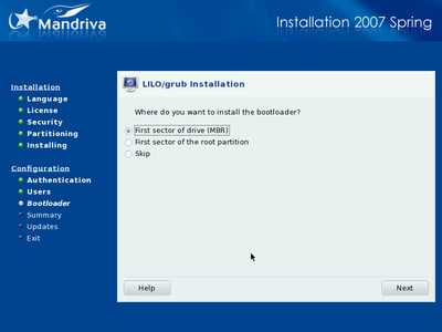 Install screenshot