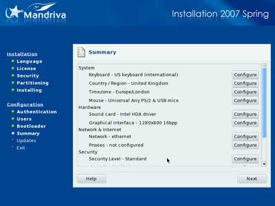 Install screenshot