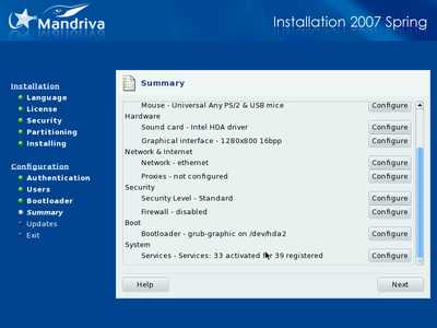 Install screenshot