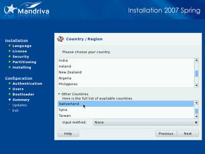 Install screenshot