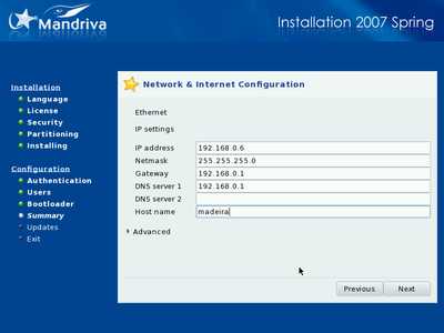 Install screenshot