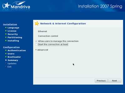 Install screenshot