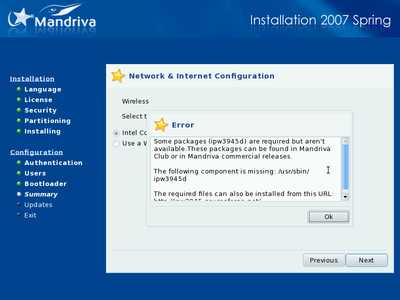 Install screenshot