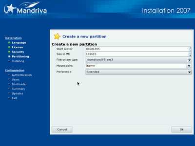Install screenshot