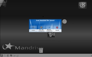 KDE4 logout screenshot